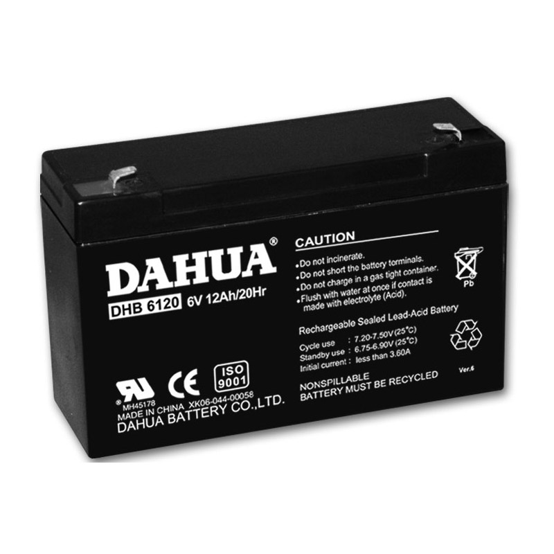 SEALED LEAD ACID BATTERY 6V12AH